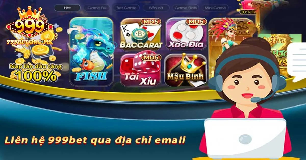 Liên hệ 999bet qua email